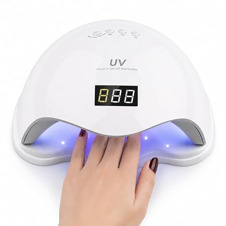 UV LED Nail Lamp 48W Gel Nail Dryer with Smart Sensor & Timer Display